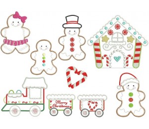 Stickserie - Gingerbread Christmas
